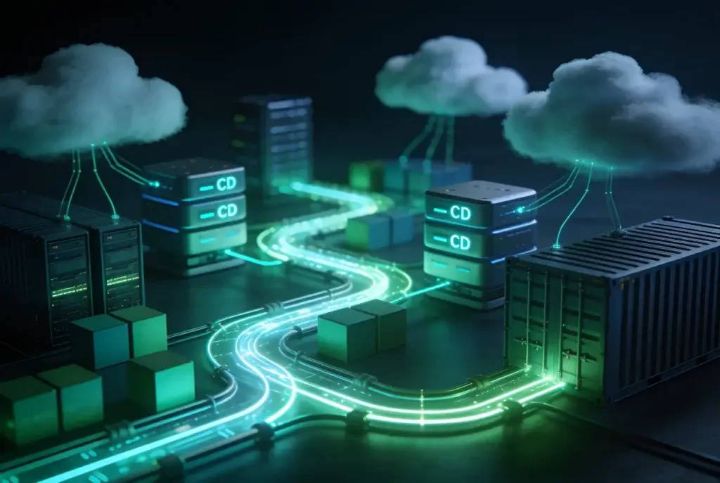 Pipeline de DevOps con servidores y contenedores en la nube