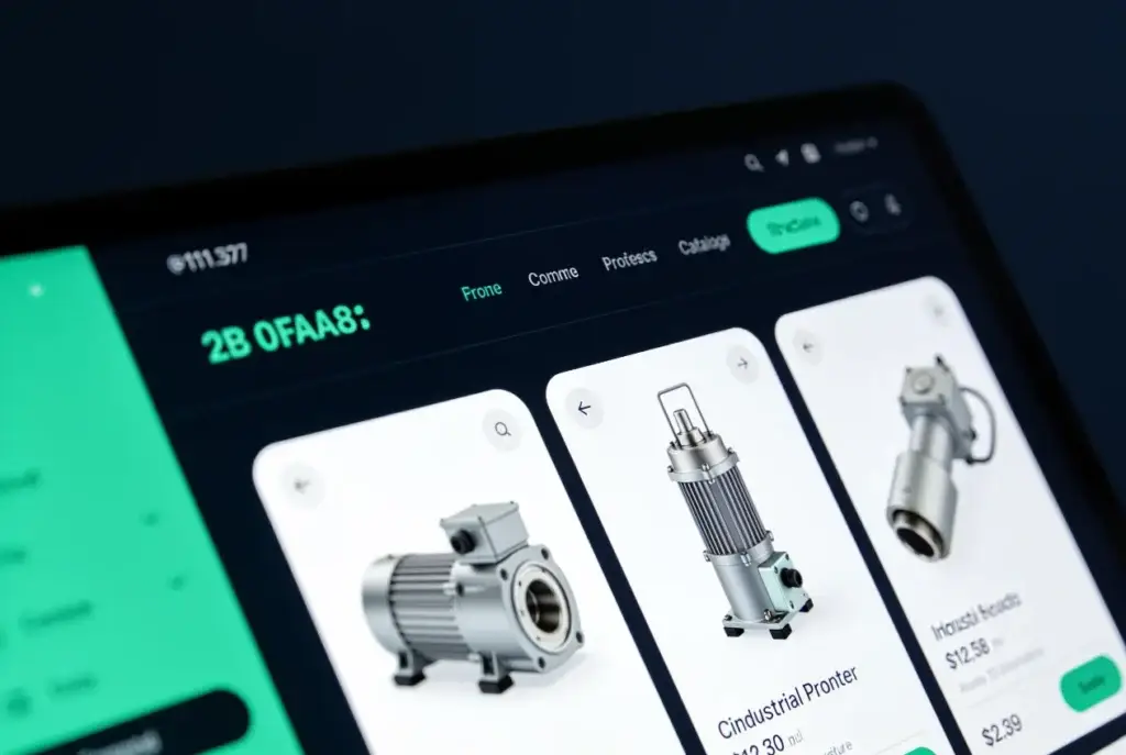 Catálogo digital de productos industriales en un ecommerce B2B
